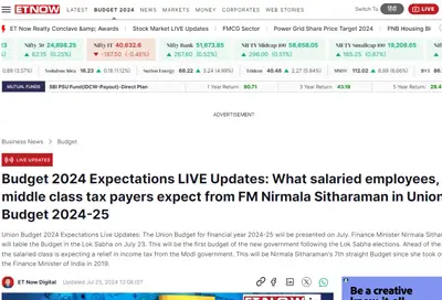Budget 2024 Expectations LIVE Updates