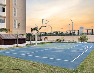 Basketball Court at Saya Zion - Buy 2/3/4 BHK Flats in Greater Noida West, Delhi NCR