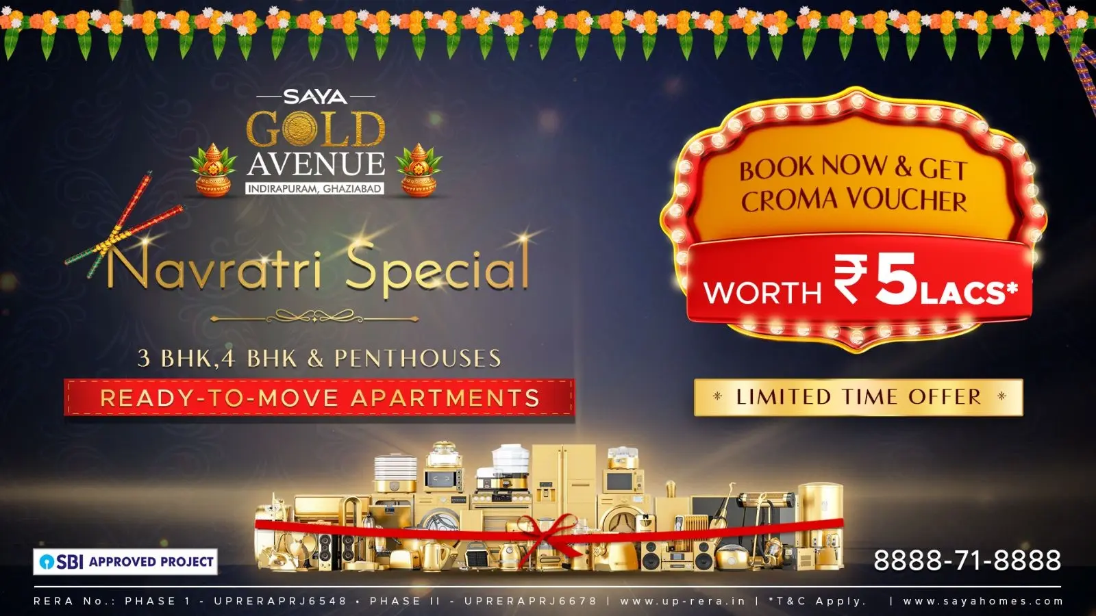 Festive Special: Ready-to-Move 3 & 4 BHK Flats – Book Now & Save This Navratri